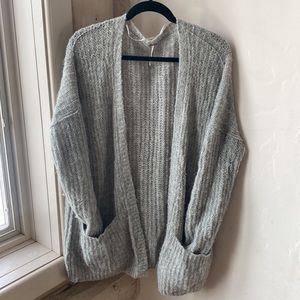 Free People Oversized Alpaca Blend Cardigan
